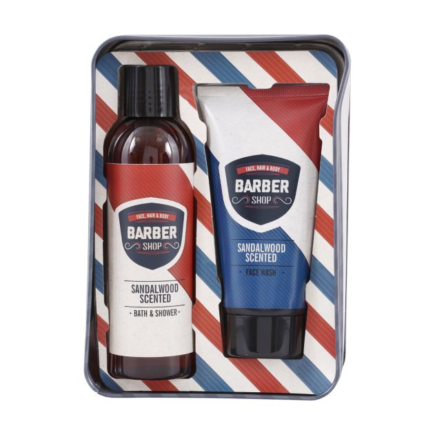 SOURCE BALANCE BARBER SHOP SANDALWOOD SCENTED vyrų kosmetikos rinkinys