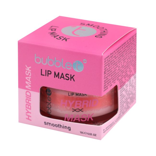BUBBLE'T VITAMIN E & ROSE lūpų kaukė, 15 g
