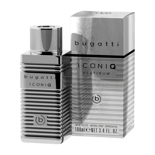 BUGATTI ICONIQ PLATINUM tualetinis vanduo, 100 ml