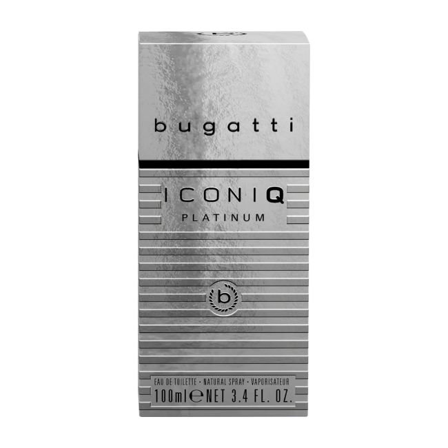 BUGATTI ICONIQ PLATINUM tualetinis vanduo, 100 ml