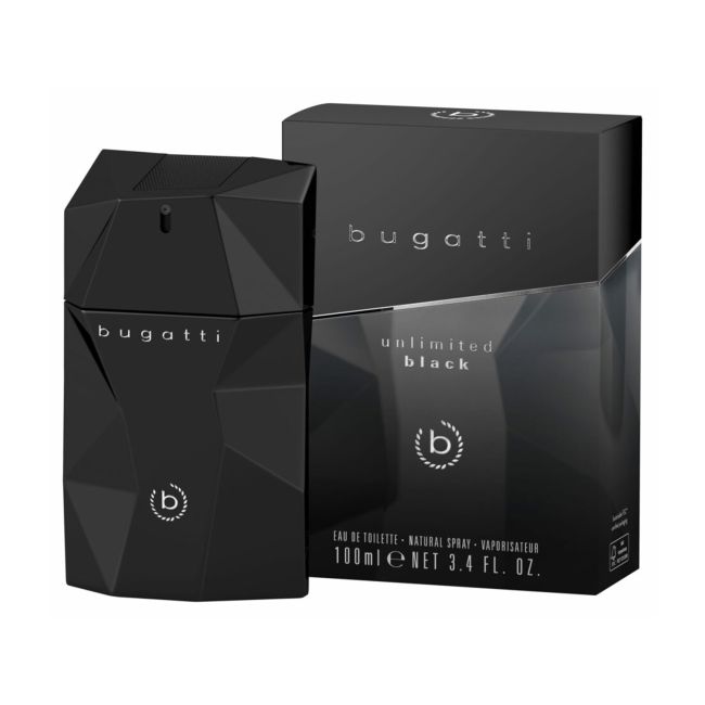 BUGATTI UNLIMITED BLACK tualetinis vanduo, 100 ml
