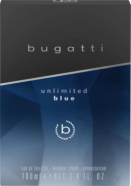BUGATTI UNLIMITED BLUE tualetinis vanduo, 100 ml