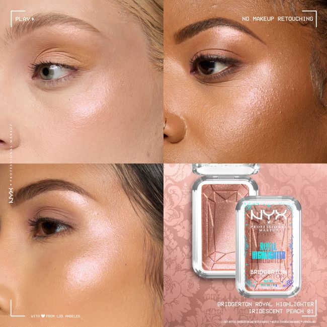 NYX PROFESSIONAL MAKEUP BRIDGERTON ROYAL HIGHLIGHTER švytėjimo suteikianti pudra, 5 g