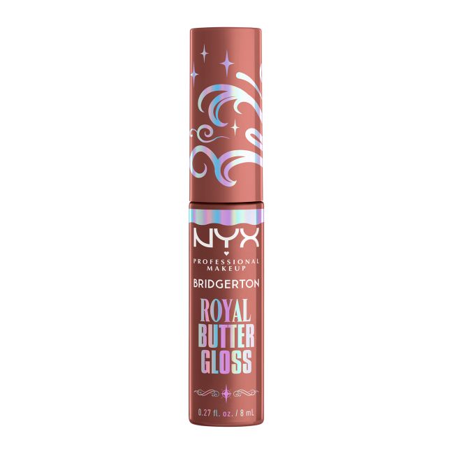 NYX PROFESSIONAL MAKEUP BRIDGERTON ROYAL BUTTER lūpų blizgis, 8 ml