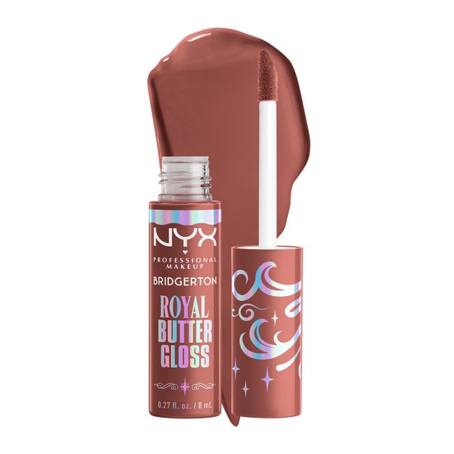 NYX PROFESSIONAL MAKEUP BRIDGERTON ROYAL BUTTER lūpų blizgis, 8 ml