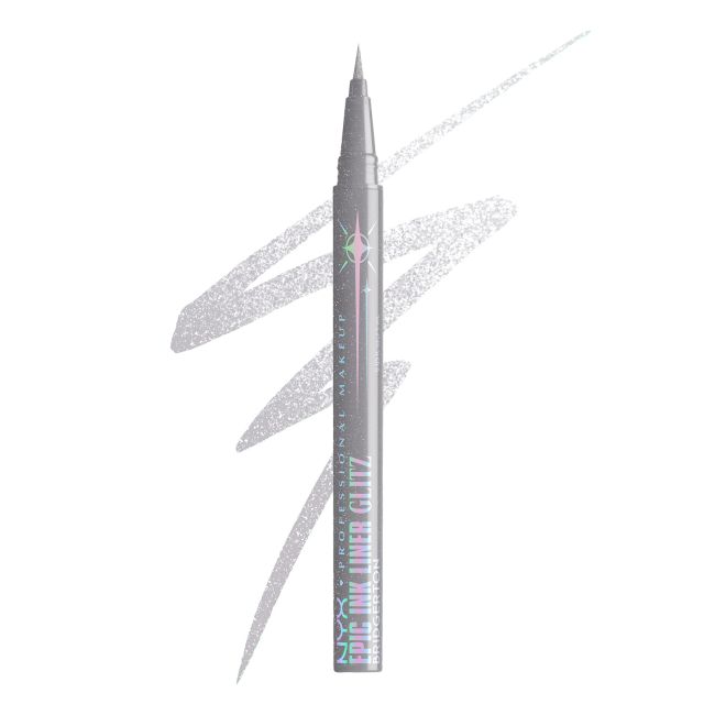 NYX PROFESSIONAL MAKEUP BRIDGERTON EPIC INK LINER GLITZ akių kontūro flomasteris, 1 ml