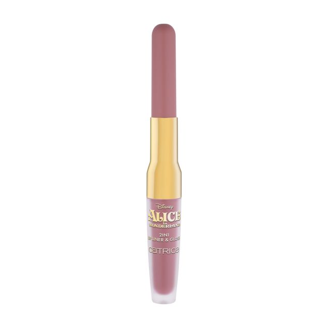 CATRICE ALICE IN WONDERLAND 2 IN 1 lūpų pieštukas + blizgis, 1,77 g
