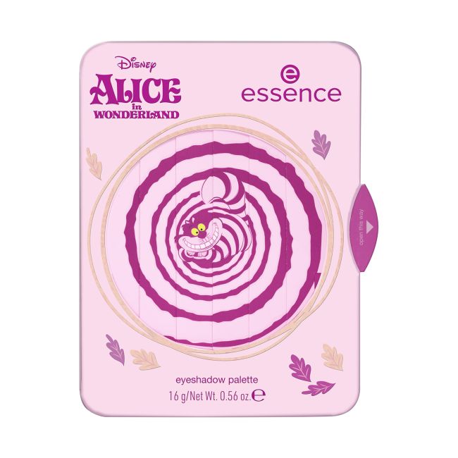 ESSENCE DISNEY ALICE IN WONDERLAND akių vokų šešėlių paletė, 16 g