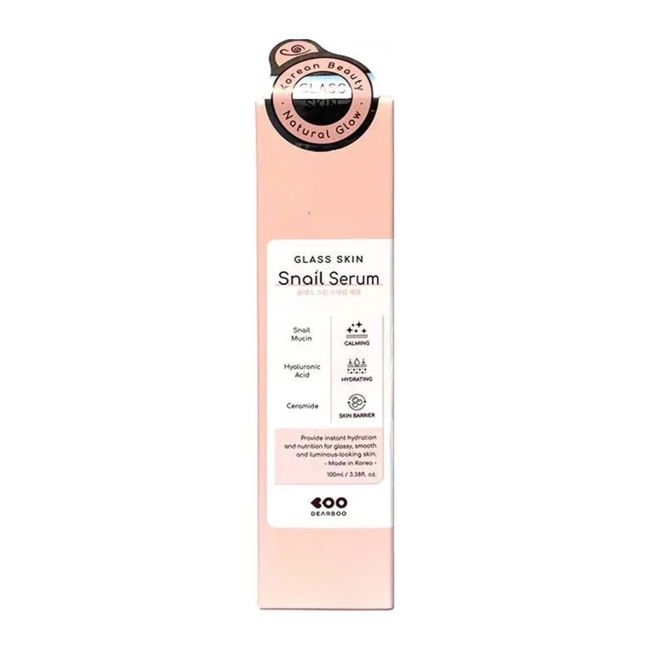 DEARBOO GLASS SKIN SNAIL veido serumas, 100 ml