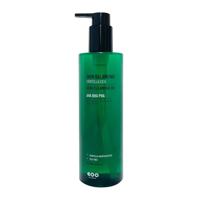 DEARBOO SKIN BALANCING CENTELLA CICA ZERO valomasis aliejus, 300 ml
