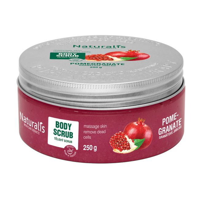 NATURALIS POMEGRANATE kūno šveitiklis, 250 g