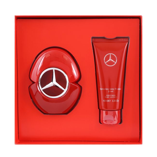 MERCEDES-BENZ WOMAN IN RED moterų kosmetikos rinkinys
