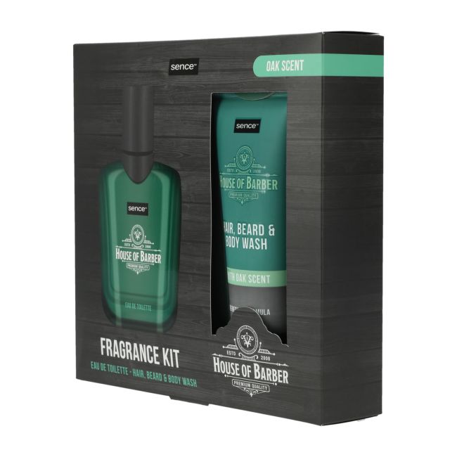 SENCE HOUSE OF BARBER OAK SCENT vyrų dovanų rinkinys