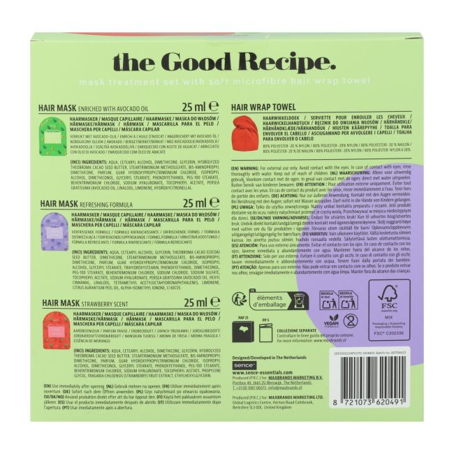 SENCE THE GOOD RECIPE plaukų priežiūros priemonių rinkinys