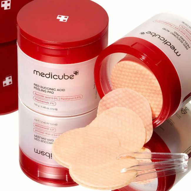 MEDICUBE RED SUCCINIC AND PEELING veido padukai, 155 g