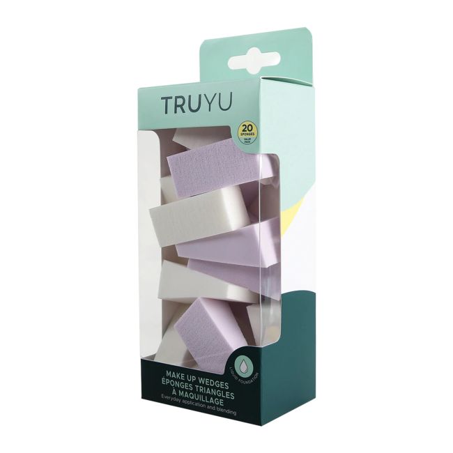 TRUYU WEDGES kosmetinės kempinėlės (20 vnt.)