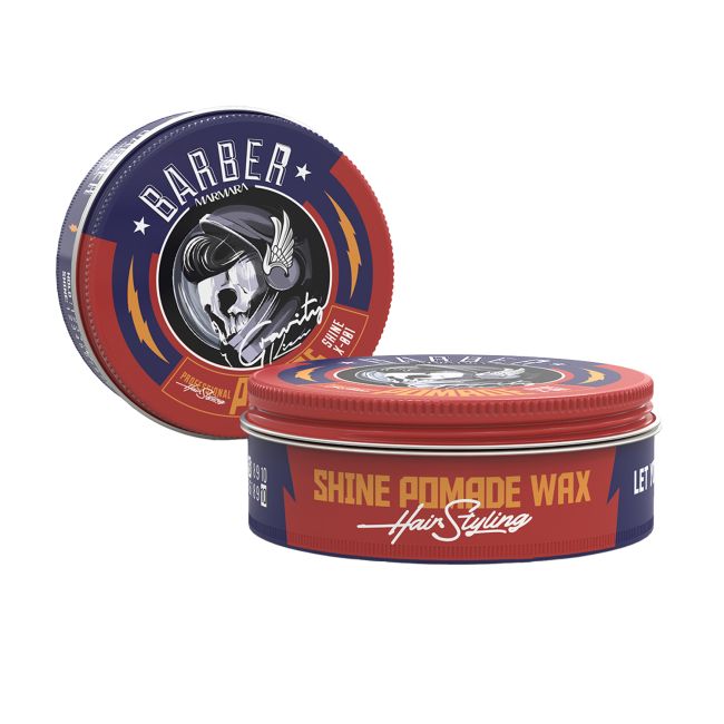 BARBER MARMARA POMADE SHINE X-001 plaukų formavimo vaškas, 100 ml