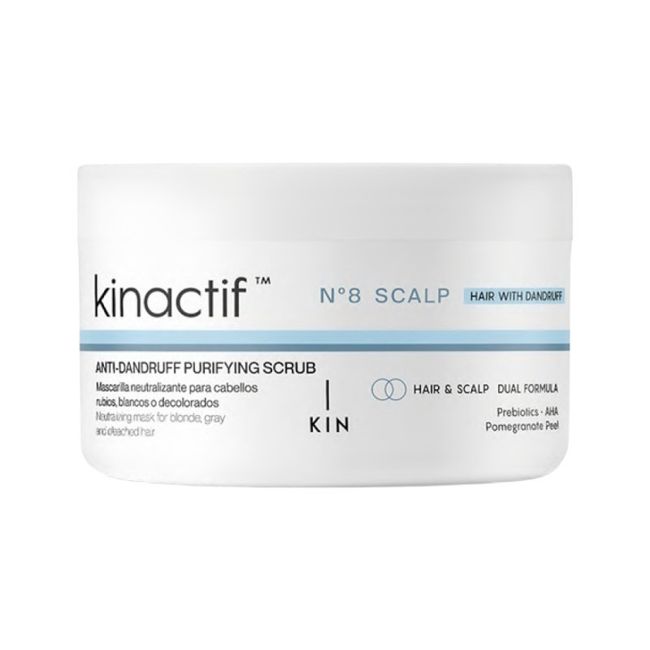 KINACTIF N8 SCALP ANTI-DANDRUFF PURIFYING galvos odos šveitiklis, 200 ml