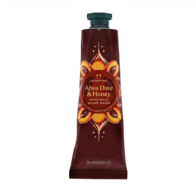 THE BODY SHOP AJWA DATE & HONEY rankų balzamas, 30 ml