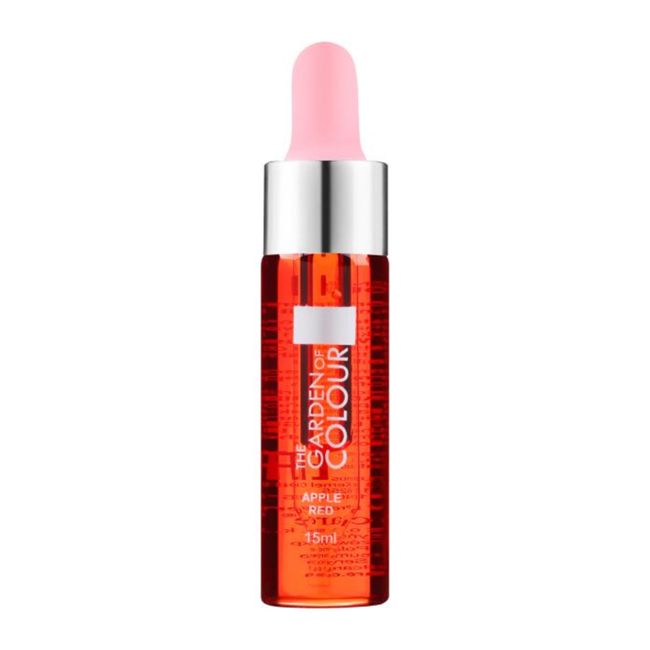 SILCARE THE GARDEN OF COLOUR APPLE RED nagų ir odelių aliejus, 15 ml