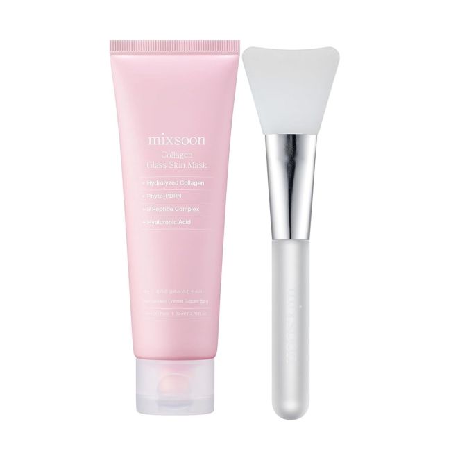 MIXSOON COLLAGEN GLASS SKIN veido kaukė, 80 ml