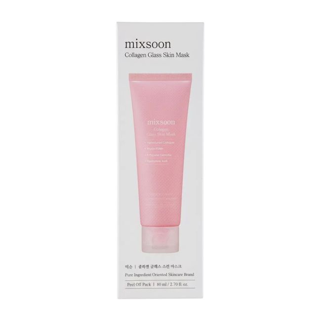 MIXSOON COLLAGEN GLASS SKIN veido kaukė, 80 ml