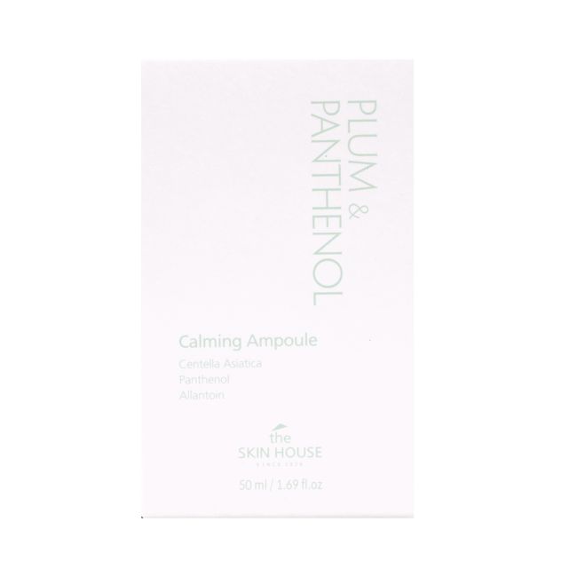 THE SKIN HOUSE PLUM & PANTHENOL CALMING AMPOULE veido serumas, 50 ml