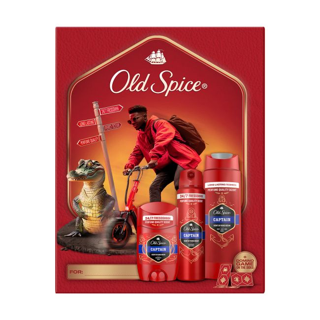 OLD SPICE CAPTAIN vyrų dovanų rinkinys