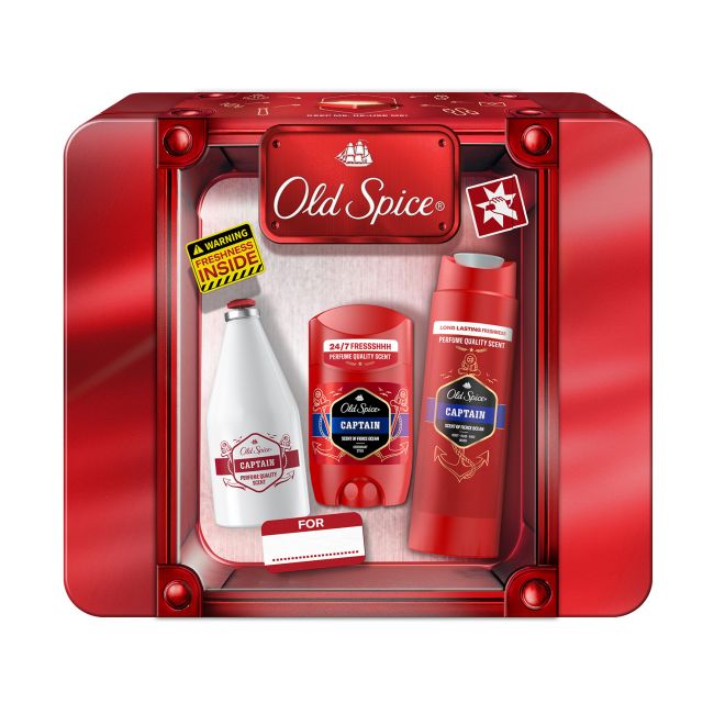 OLD SPICE CAPTAIN vyrų dovanų rinkinys