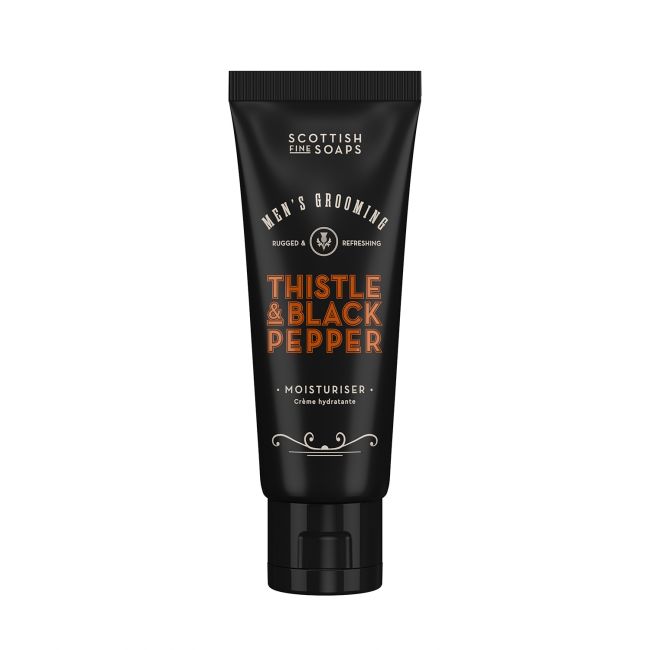 SCOTTISH THISTLE & BLACK PEPPER MOISTURISER veido kremas, 75 ml
