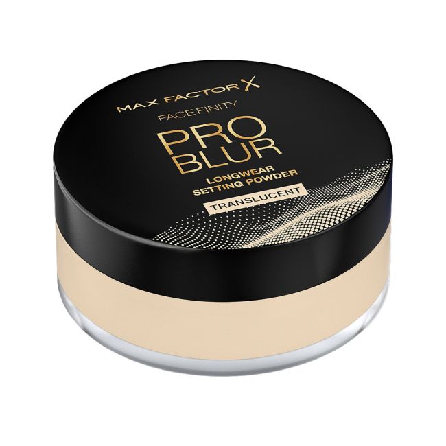 MAX FACTOR FACEFINITY PRO BLUR LONGWEAR SETTING TRANSLUCENT fiksuojamoji pudra, 10,5 g