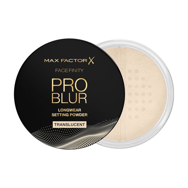 MAX FACTOR FACEFINITY PRO BLUR LONGWEAR SETTING TRANSLUCENT fiksuojamoji pudra, 10,5 g