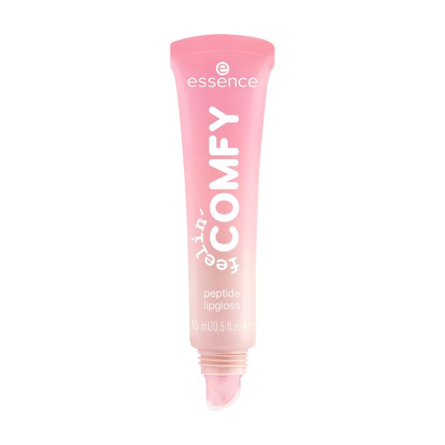 ESSENCE FEELIN' COMFY PEPTIDE lūpų blizgis, 15 ml