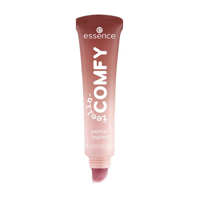 ESSENCE FEELIN' COMFY PEPTIDE lūpų blizgis, 15 ml