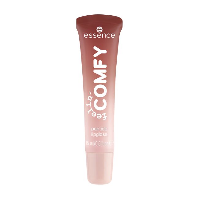 ESSENCE FEELIN' COMFY PEPTIDE lūpų blizgis, 15 ml
