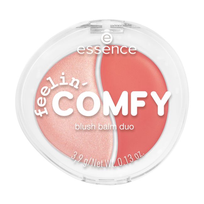 ESSENCE FEELIN' COMFY BALM DUO skaistalai, 3,9 g