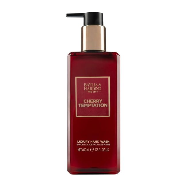 BAYLIS & HARDING THE EDIT CHERRY TEMPTATION rankų prausiklis, 400 ml