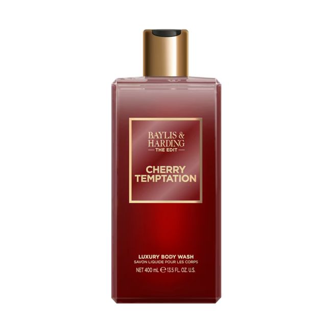 BAYLIS & HARDING THE EDIT CHERRY TEMPTATION kūno prausiklis, 400 ml
