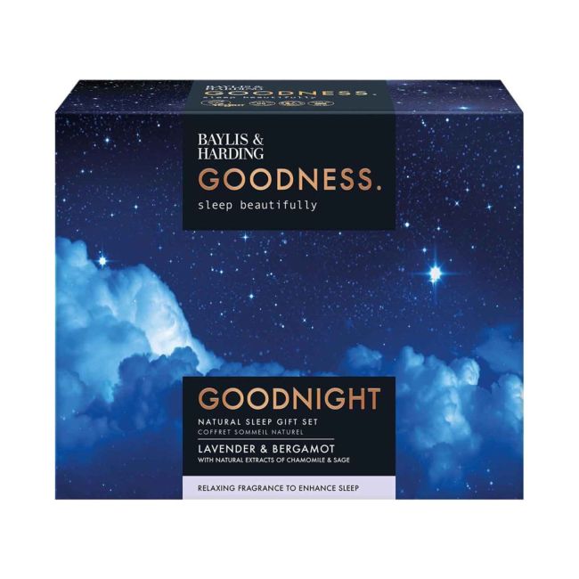 BAYLIS & HARDING GOODNESS SLEEP BEAUTIFULLY GOODNIGHT dovanų rinkinys