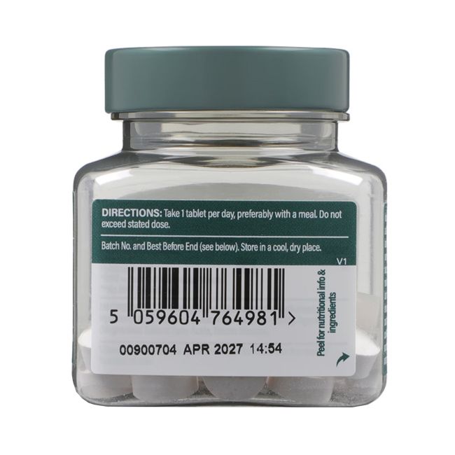 H&B HIGH STRENGTH hialurono rūgštis ir vitaminas C, 30 tablečių