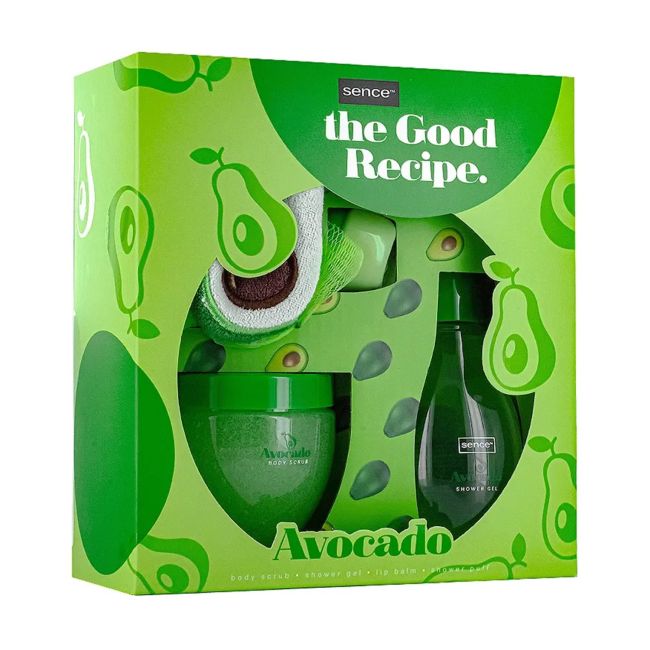 SENCE THE GOOD RECIPE AVOCADO kūno priežiūros priemonių rinkinys