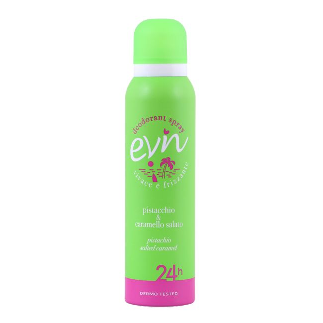 EVIN PISTACCHIO & CARAMELLO SALATO purškiamasis dezodorantas, 150 ml