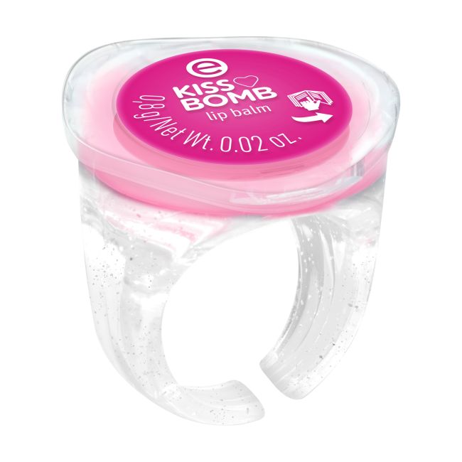 ESSENCE KISS BOMB SHINY lūpų blizgis ir lūpų balzamas (10 ml + 0,8 g)