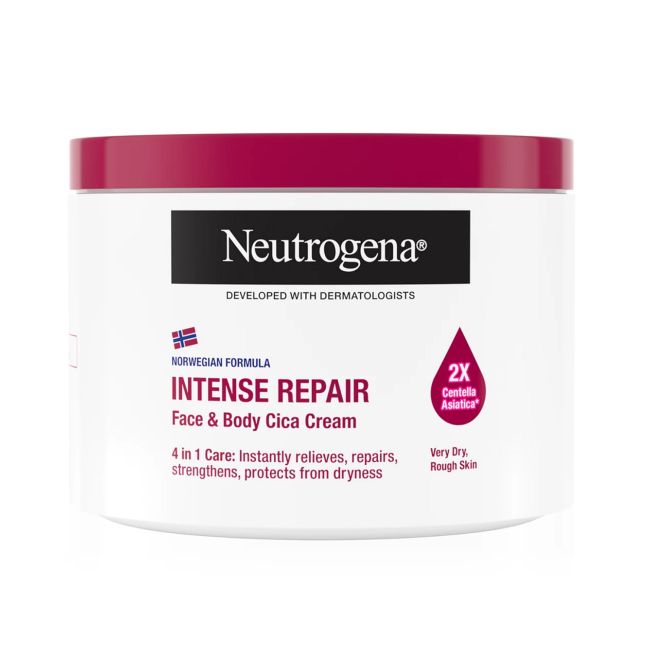 NEUTROGENA INTENSE REPAIR CICA veido ir kūno kremas, 400 ml