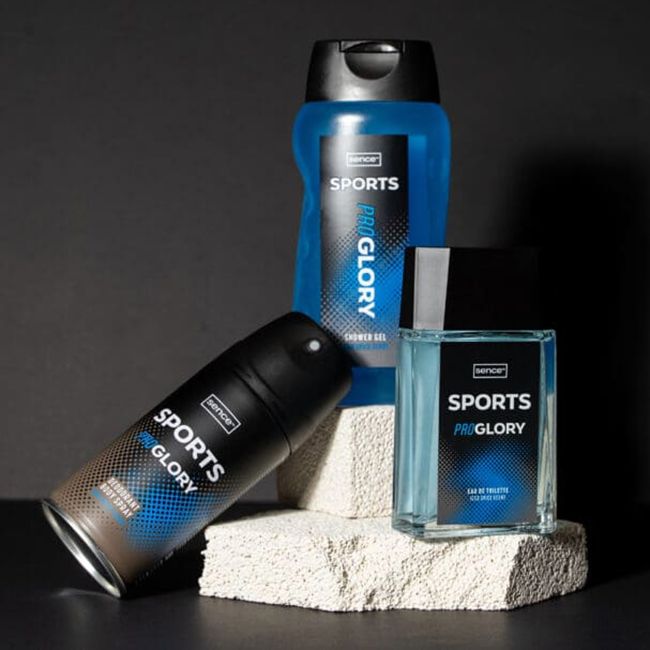 SENCE SPORTS PRO GLORY vyrų kosmetikos rinkinys