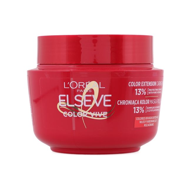 L'OREAL ELSEVE COLOR VIVE plaukų kaukė, 300 ml