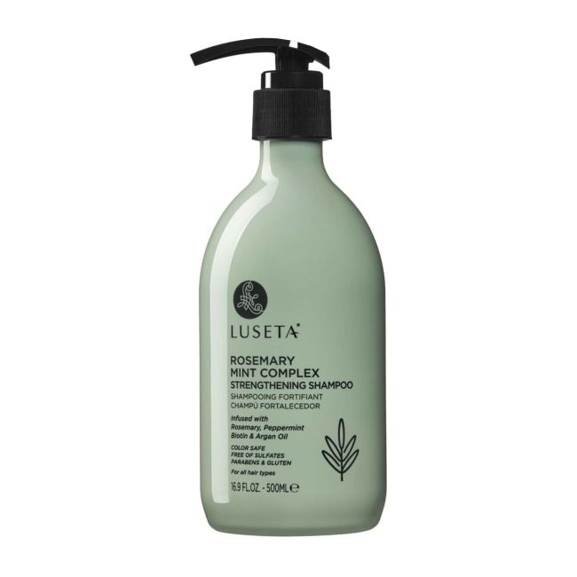 LUSETA ROSEMARY MINT COMPLEX STRENGTHENING plaukų šampūnas, 500 ml