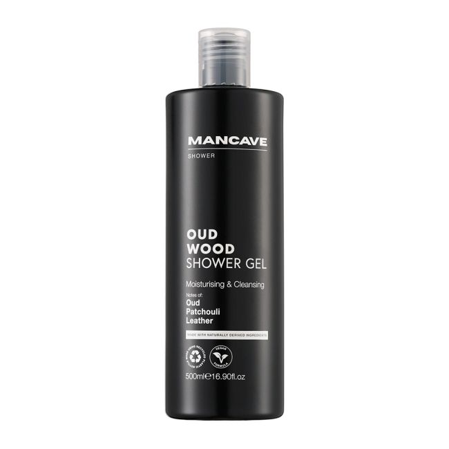 MAN CAVE OUD WOOD dušo želė, 500 ml