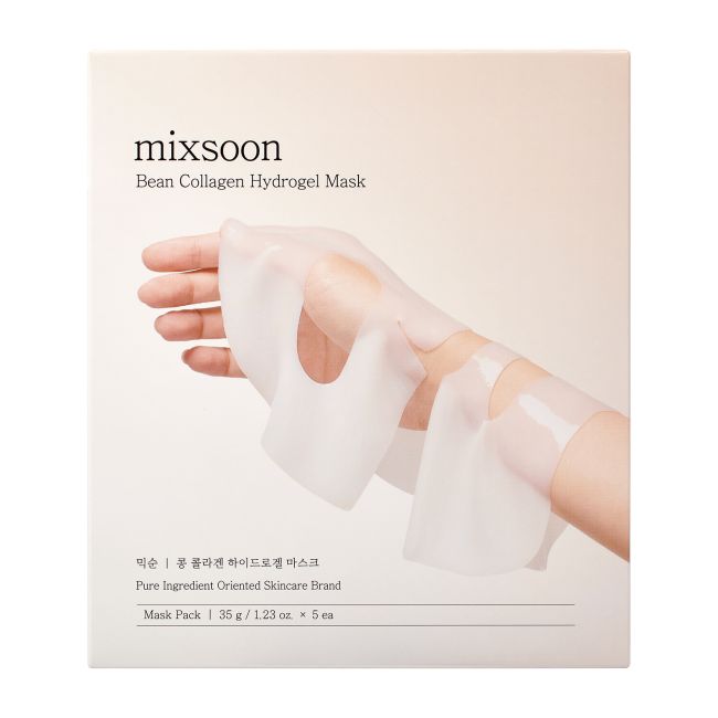 MIXSOON BEAN COLLAGEN HYDROGEL veido kaukė, 35 g