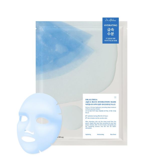 DR.ALTHEA AQUA BLUE HYDRATION veido kaukė, 28 g